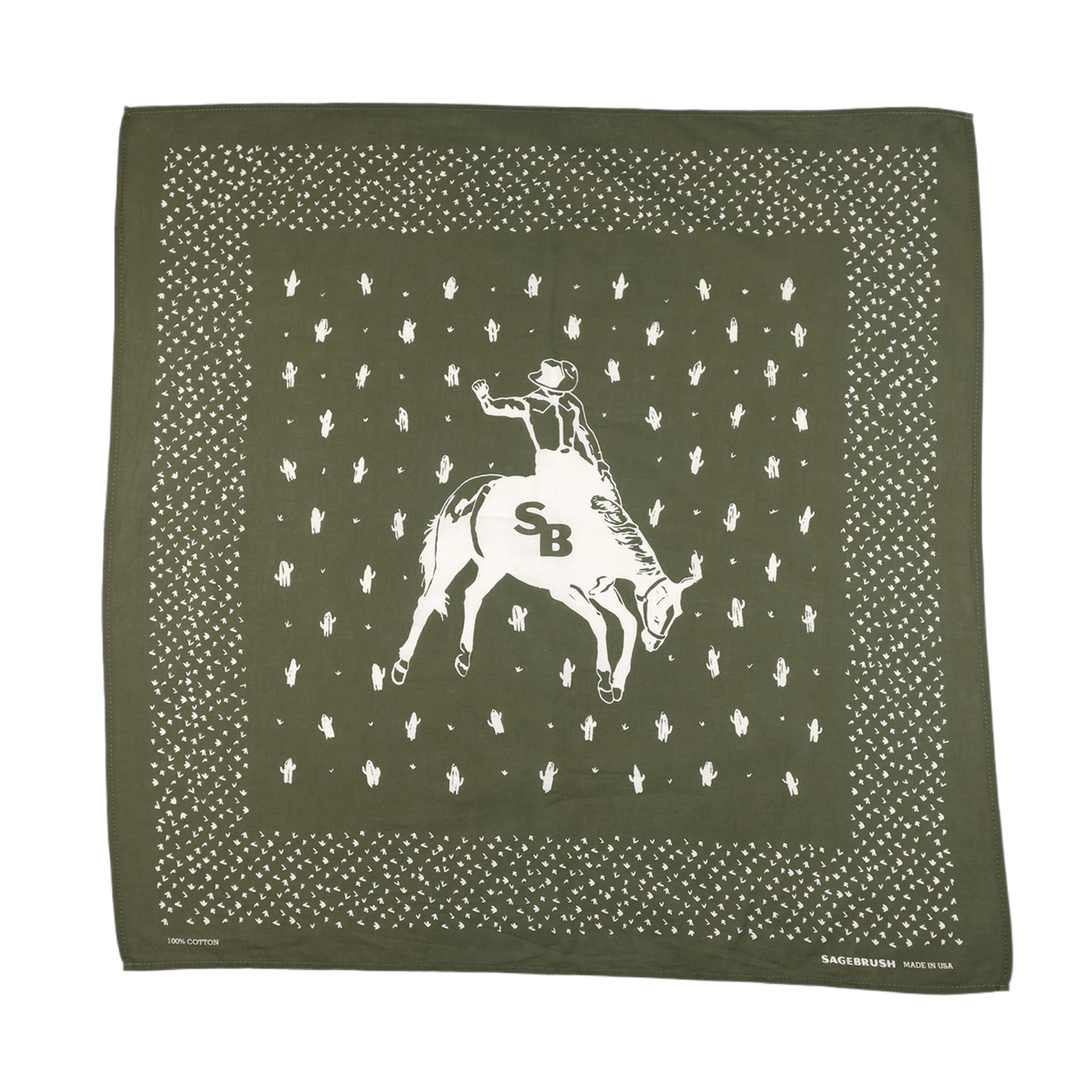 Olive Desert Rider Bandana
