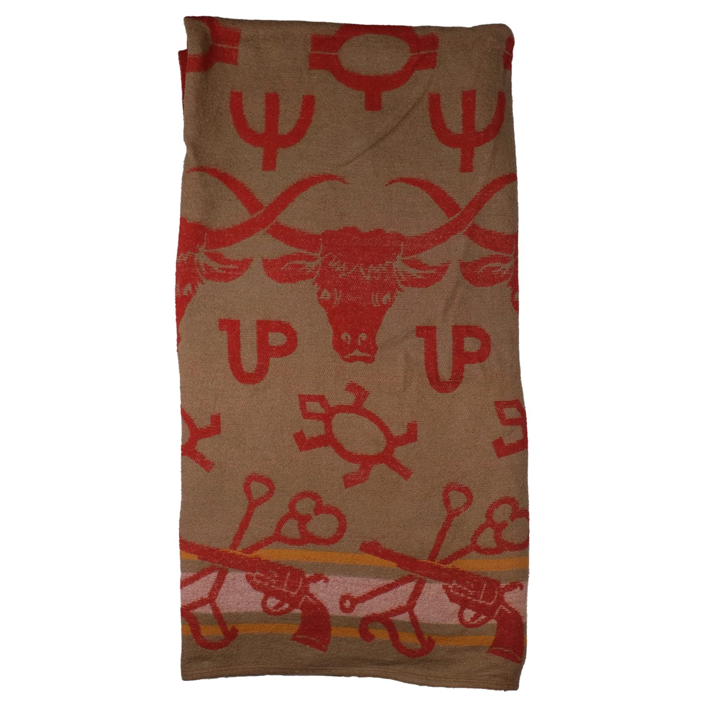 1950s Guns, Bulls & Branding Irons Camp Blanket