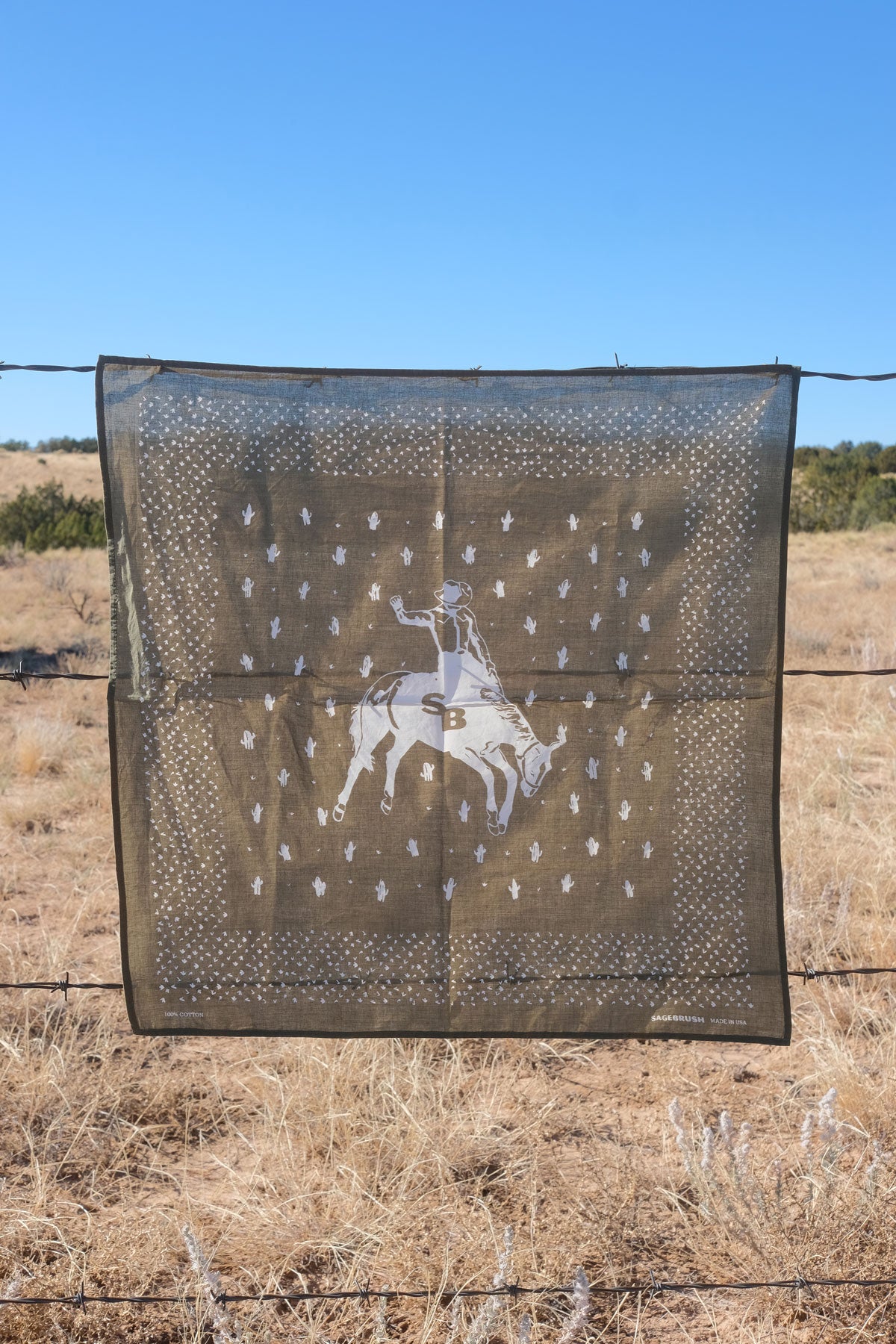 Olive Desert Rider Bandana