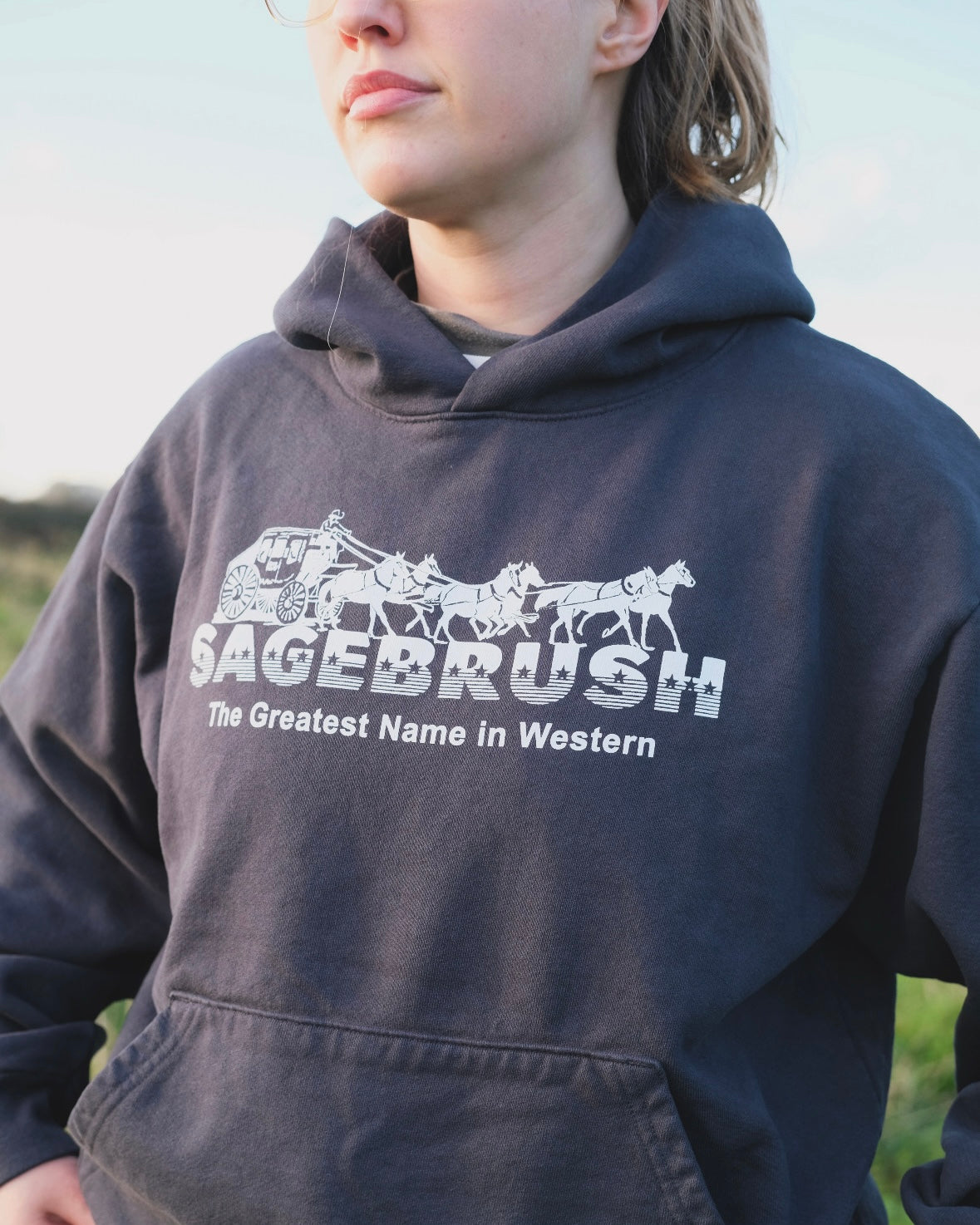 Heavyweight Hooded Sweatshirt | Houston Blue