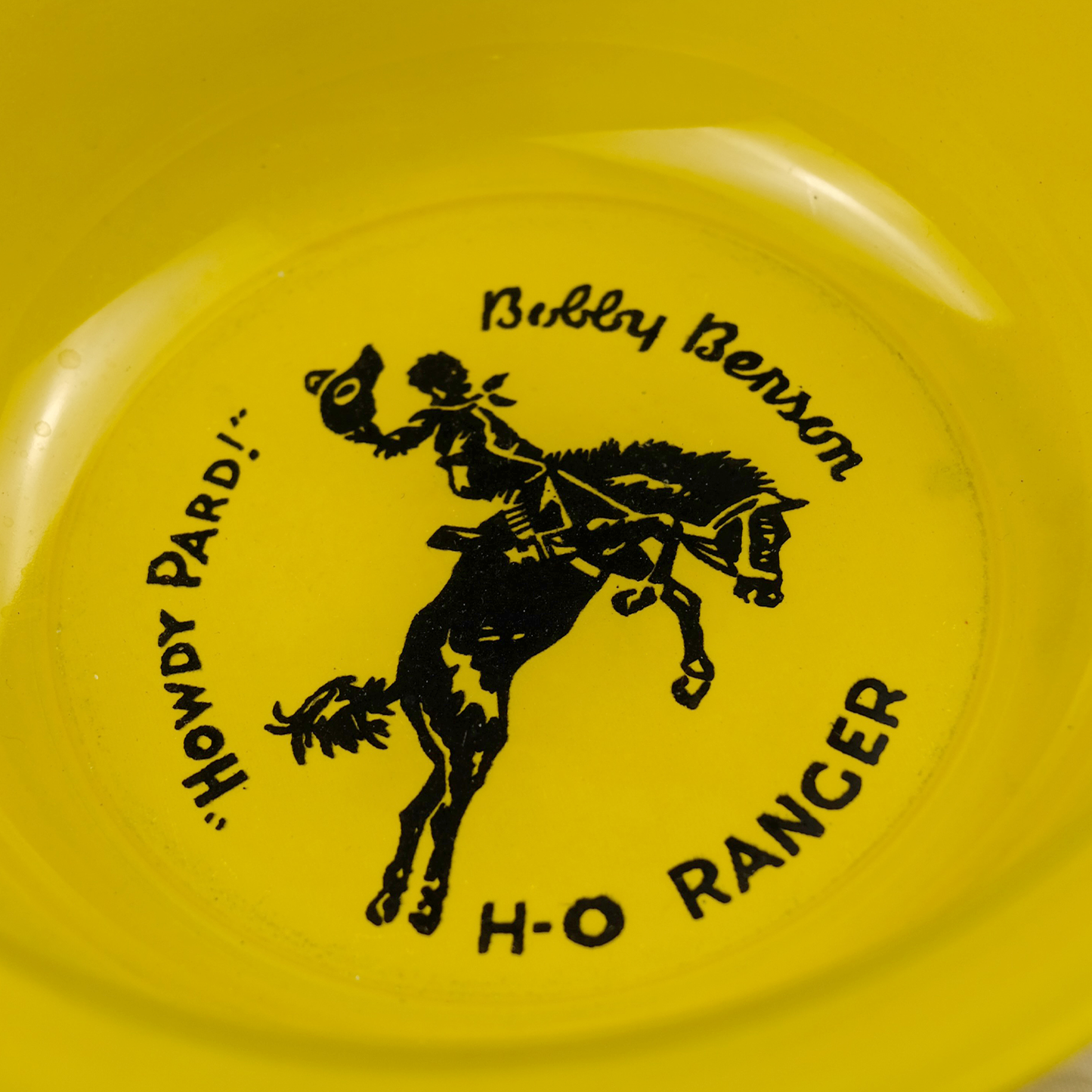 1930s Bobby Benson Glass Cereal Bowl