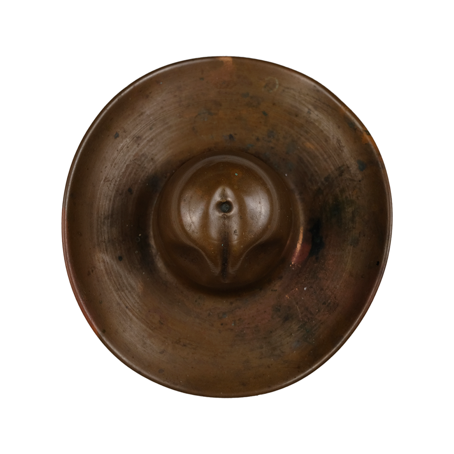 Fred Harvey Era Copper Cowboy Hat Ashtray