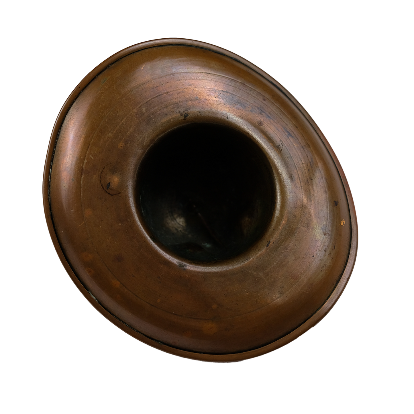 Fred Harvey Era Copper Cowboy Hat Ashtray