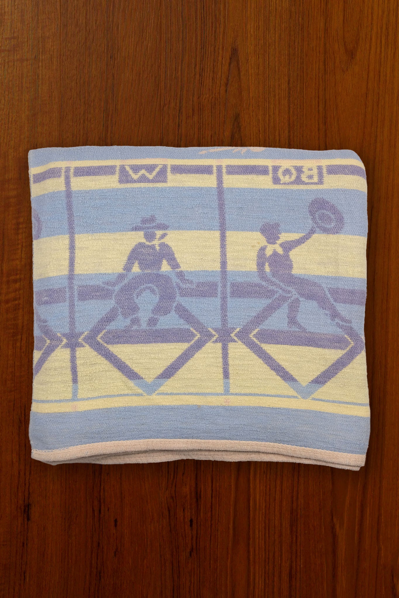 1950s Cowboy Rodeo Beacon Blanket