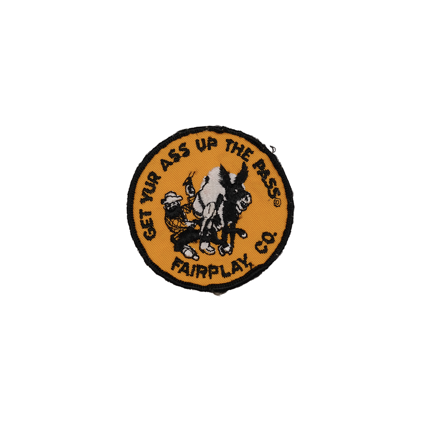 "GET YUR ASS UP THE PASS" Embroidered Patch