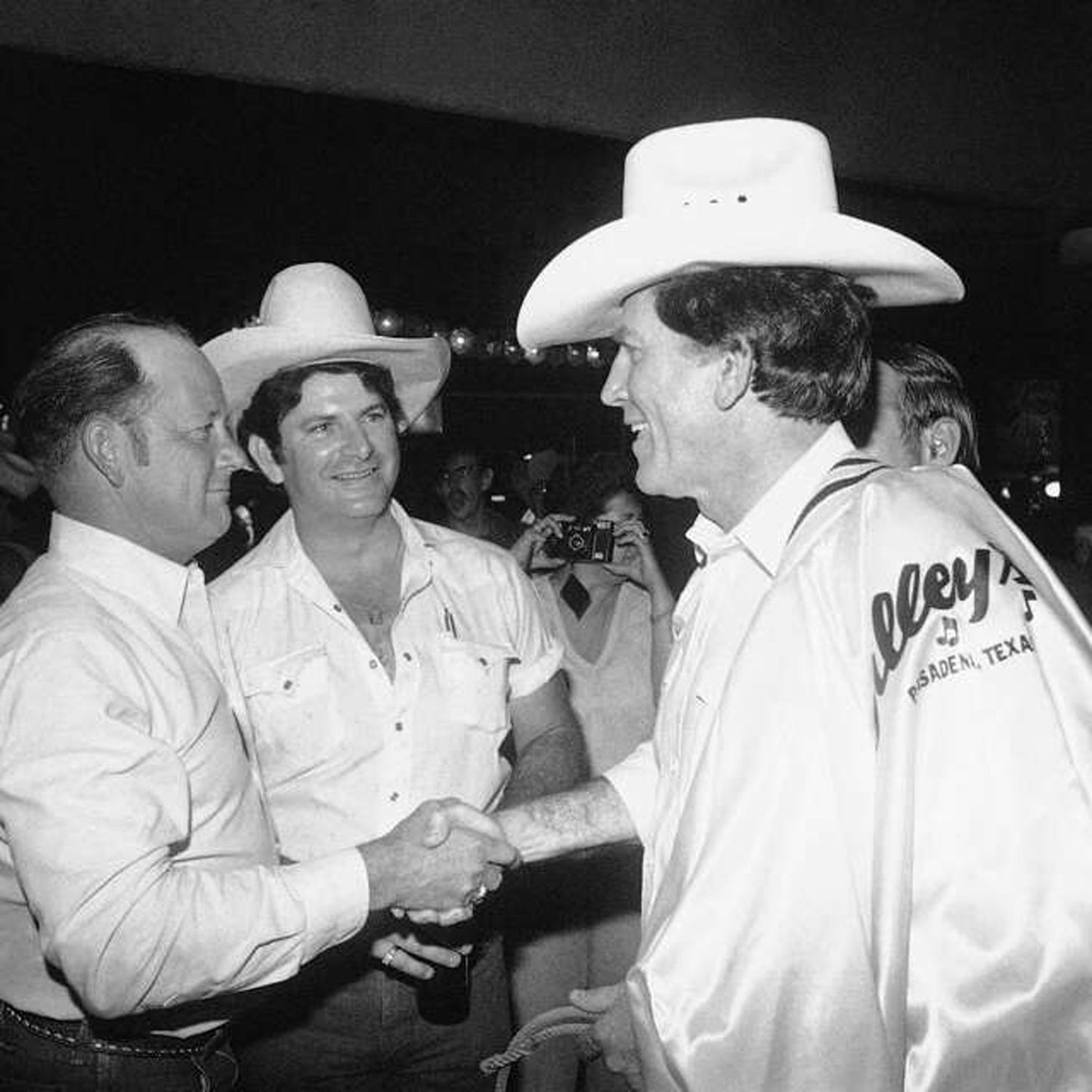 Gilley's Brown Satin Bomber Jacket