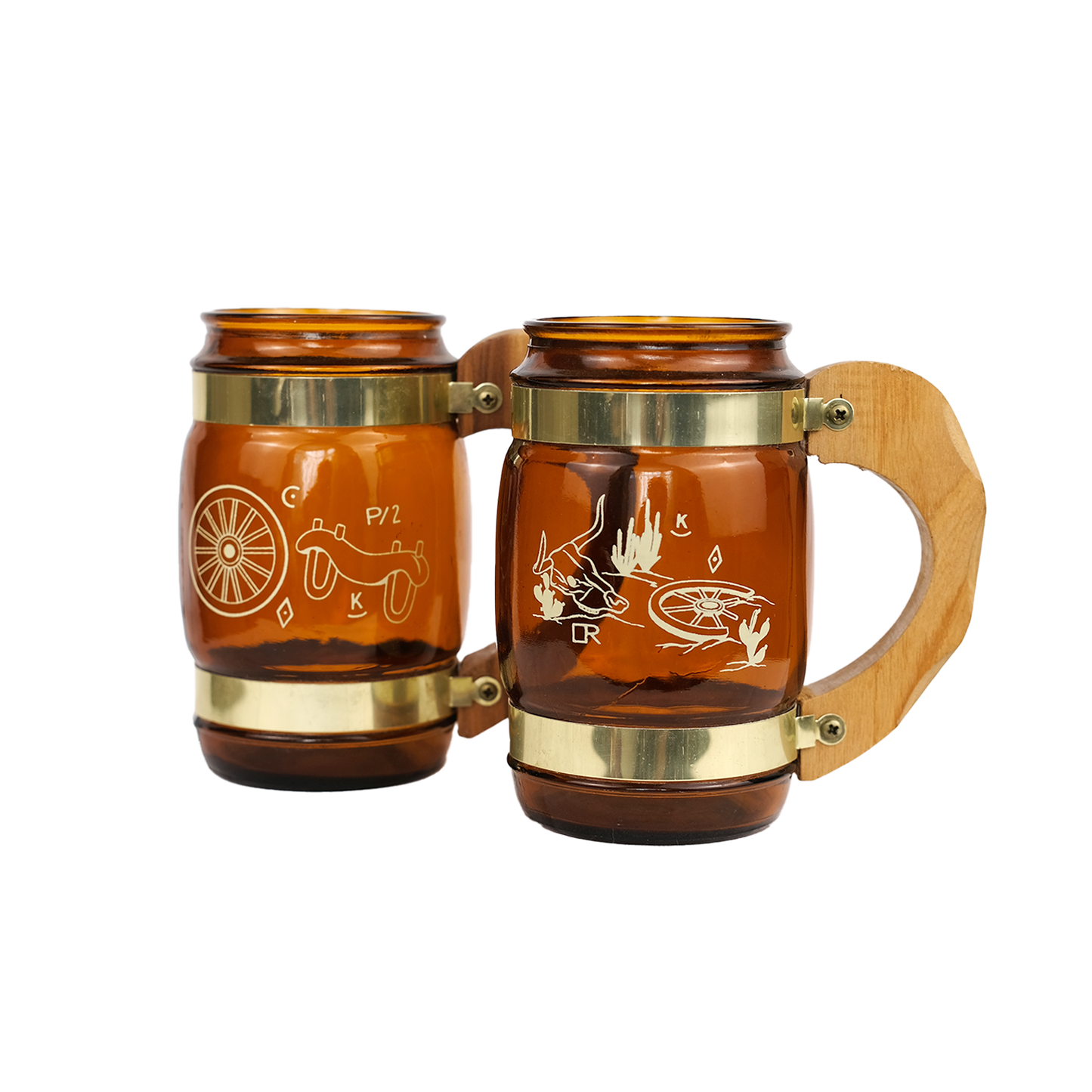 Siestaware Amber Barrel Cups #3