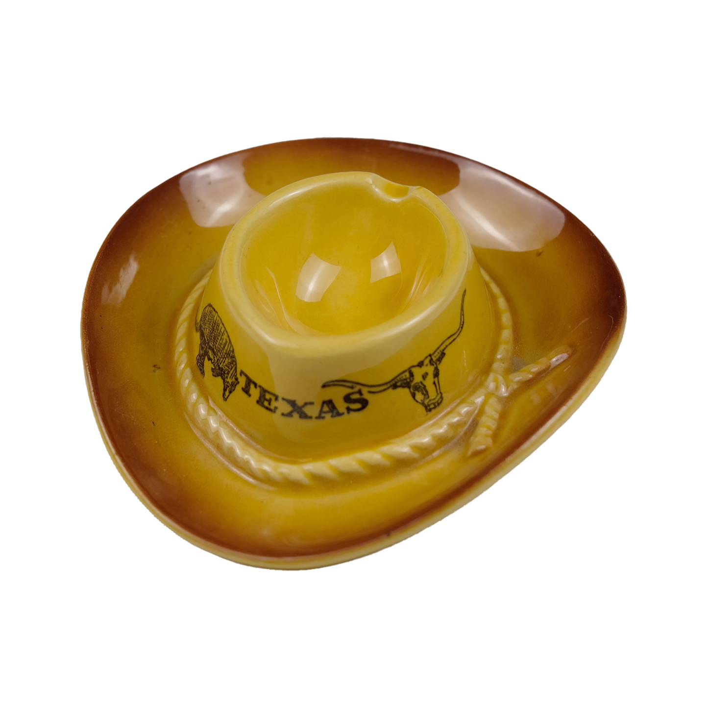 Texas Cowboy Hat Ceramic Ashtray