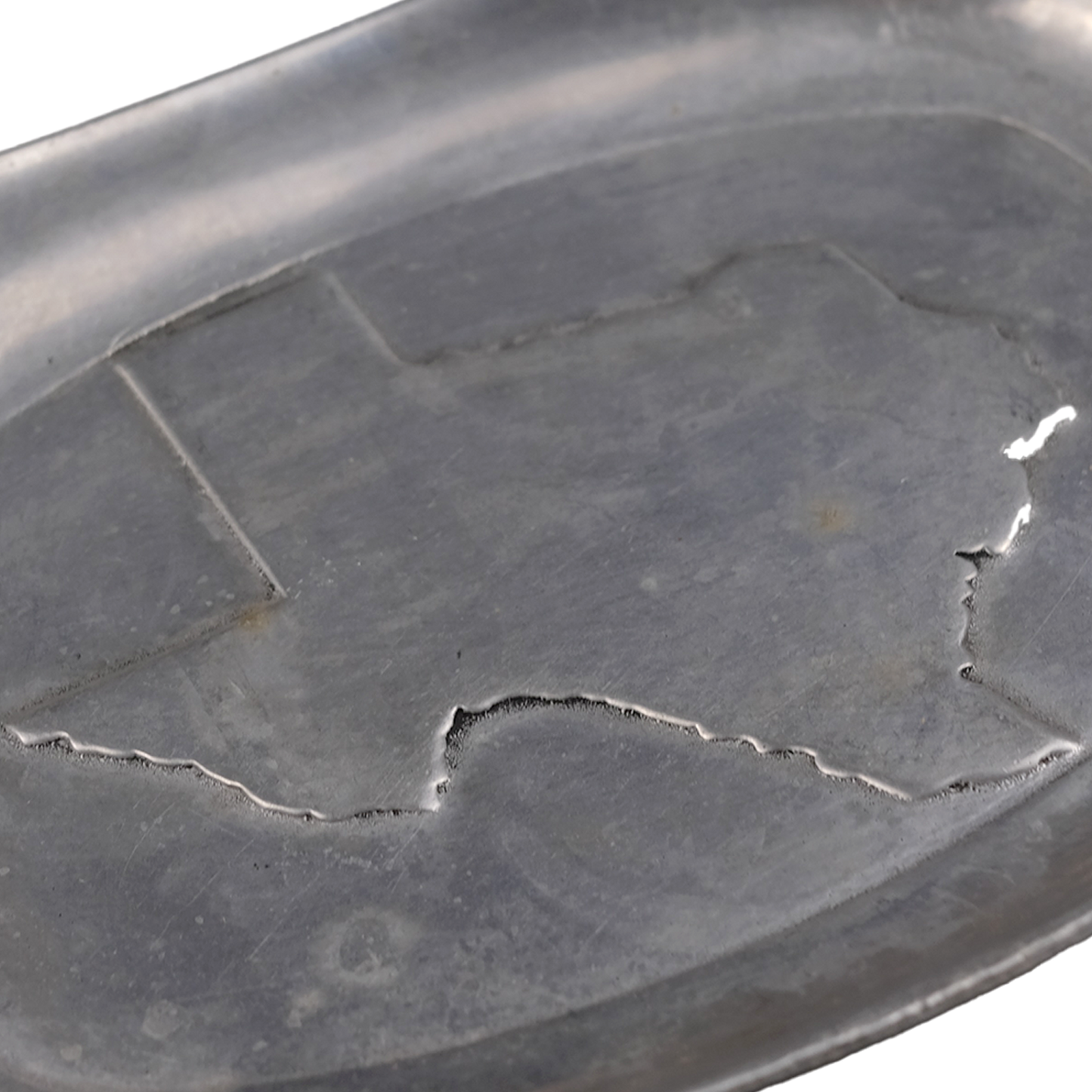 Texas State Metal Trinket Dish