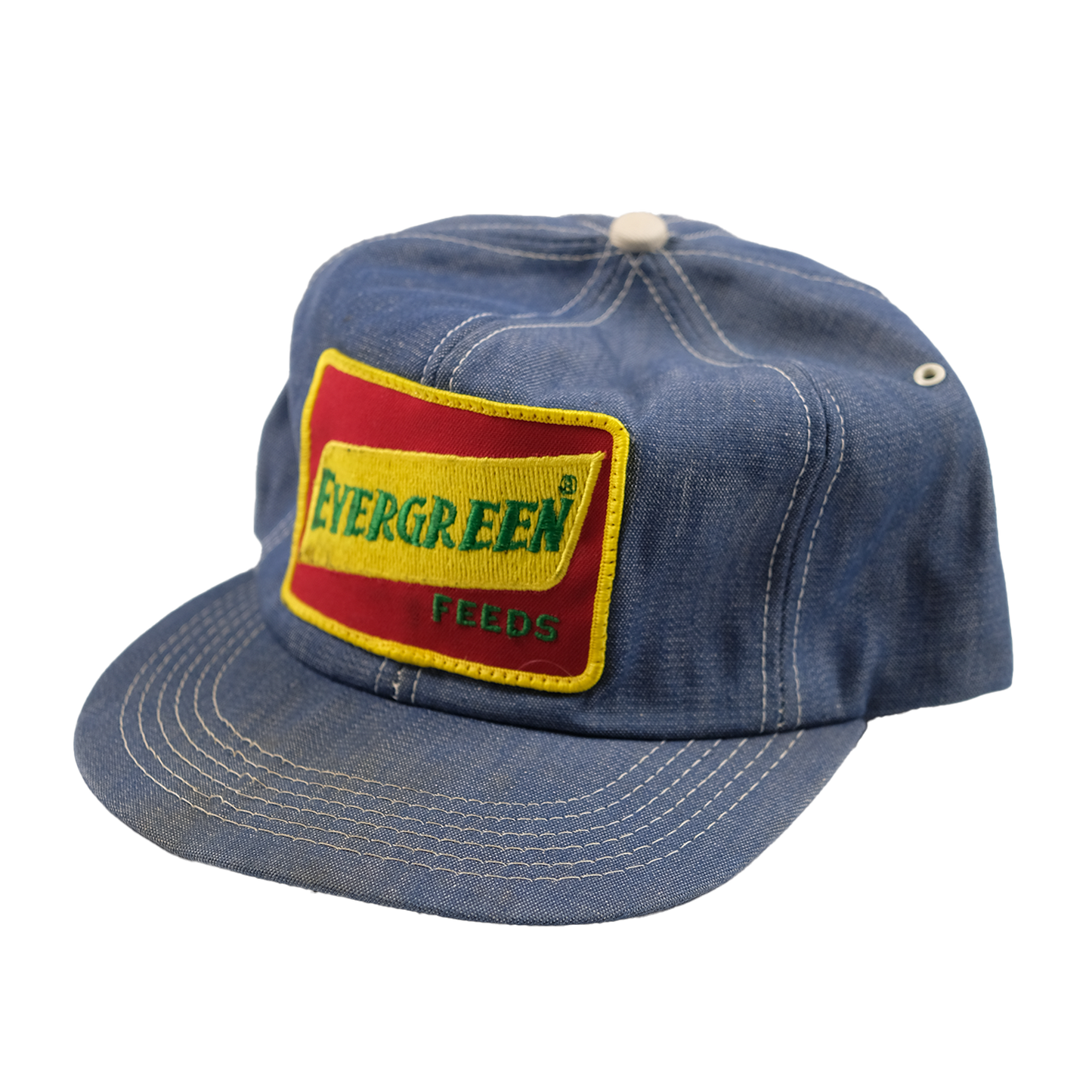 Vintage Evergreen Feeds Cap