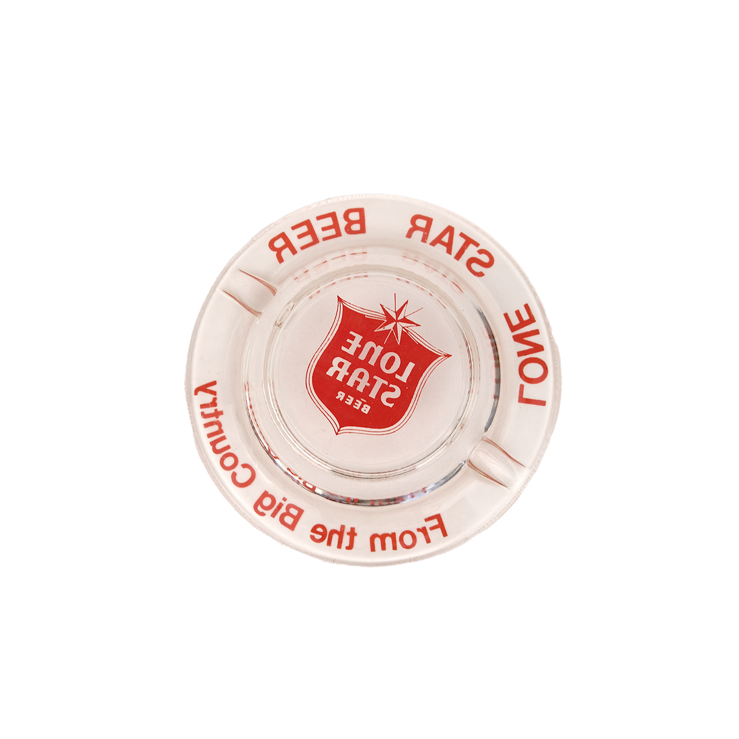 Lone Star Beer Glass Ashtray