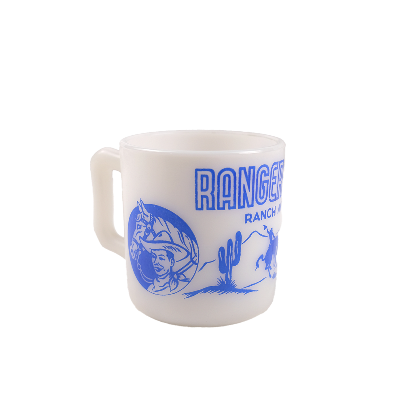 Vintage Ranger Joe Ranch Mug (Blue)