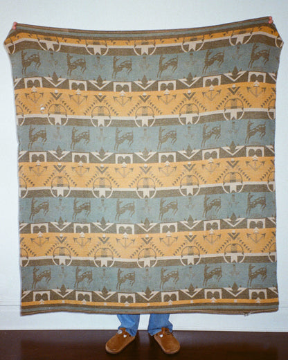 1940s Deer Camp Blanket