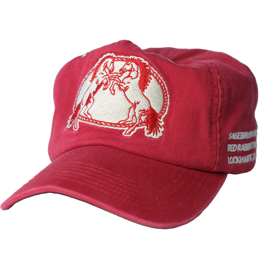 Washed Red Boxing Broncos Ball Cap
