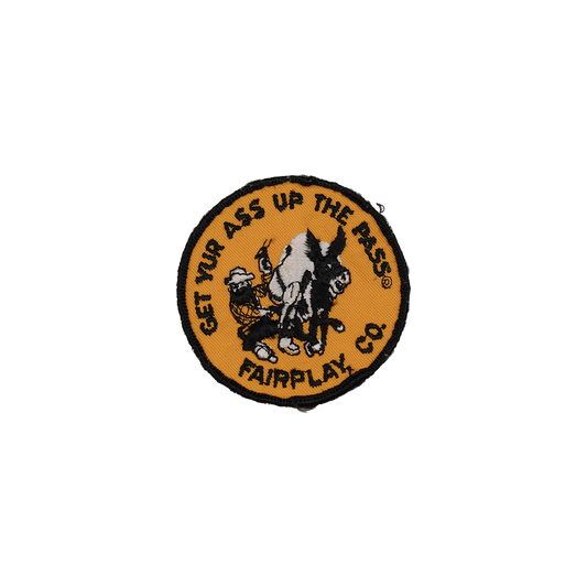 "GET YUR ASS UP THE PASS" Embroidered Patch