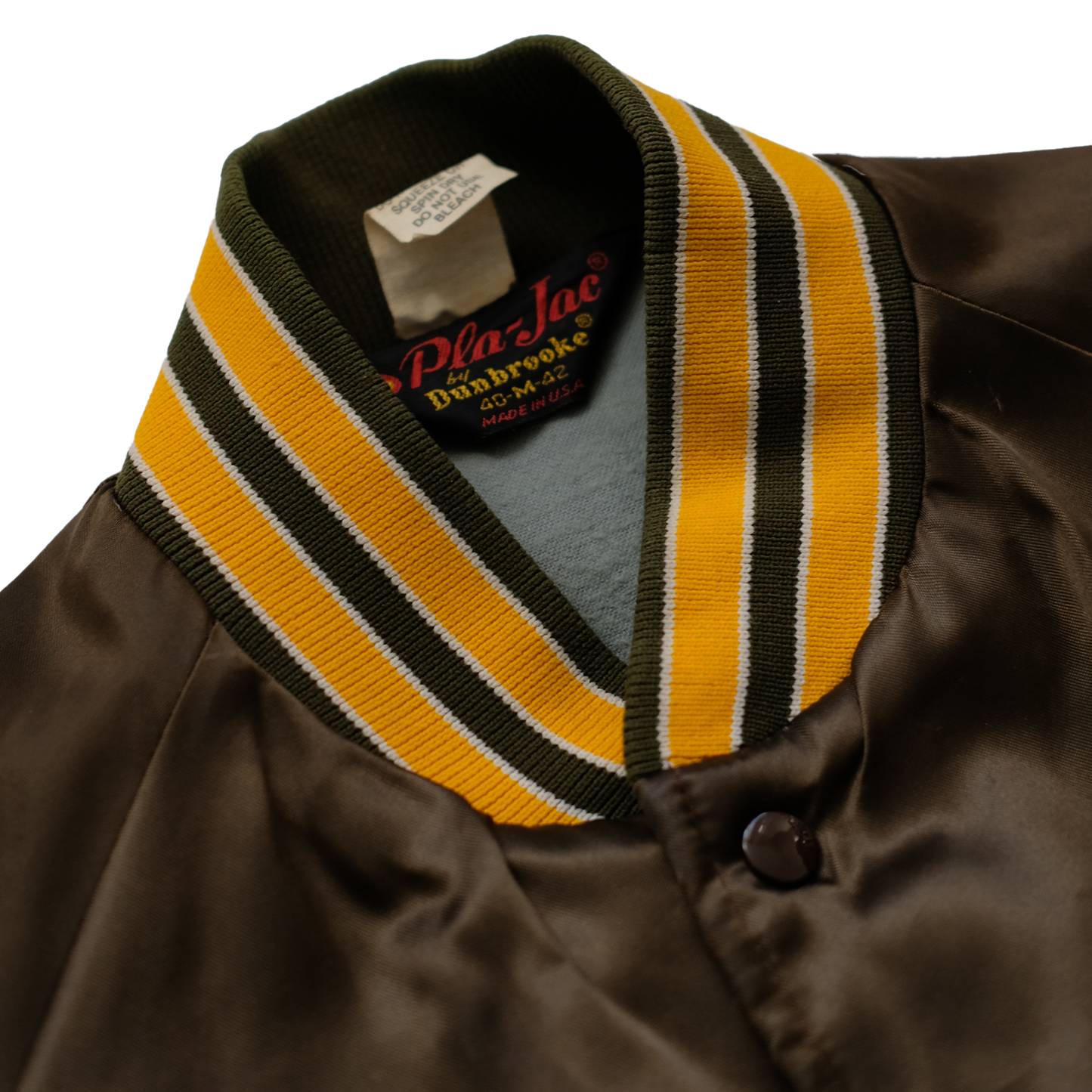 Gilley's Brown Satin Bomber Jacket