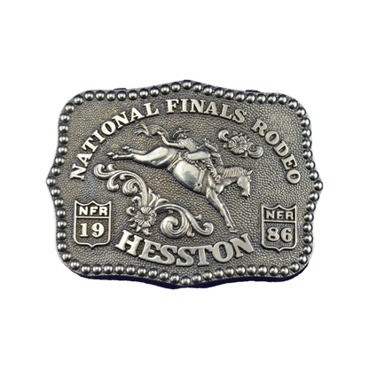 Hesston NFR Rodeo 1986 Buckle