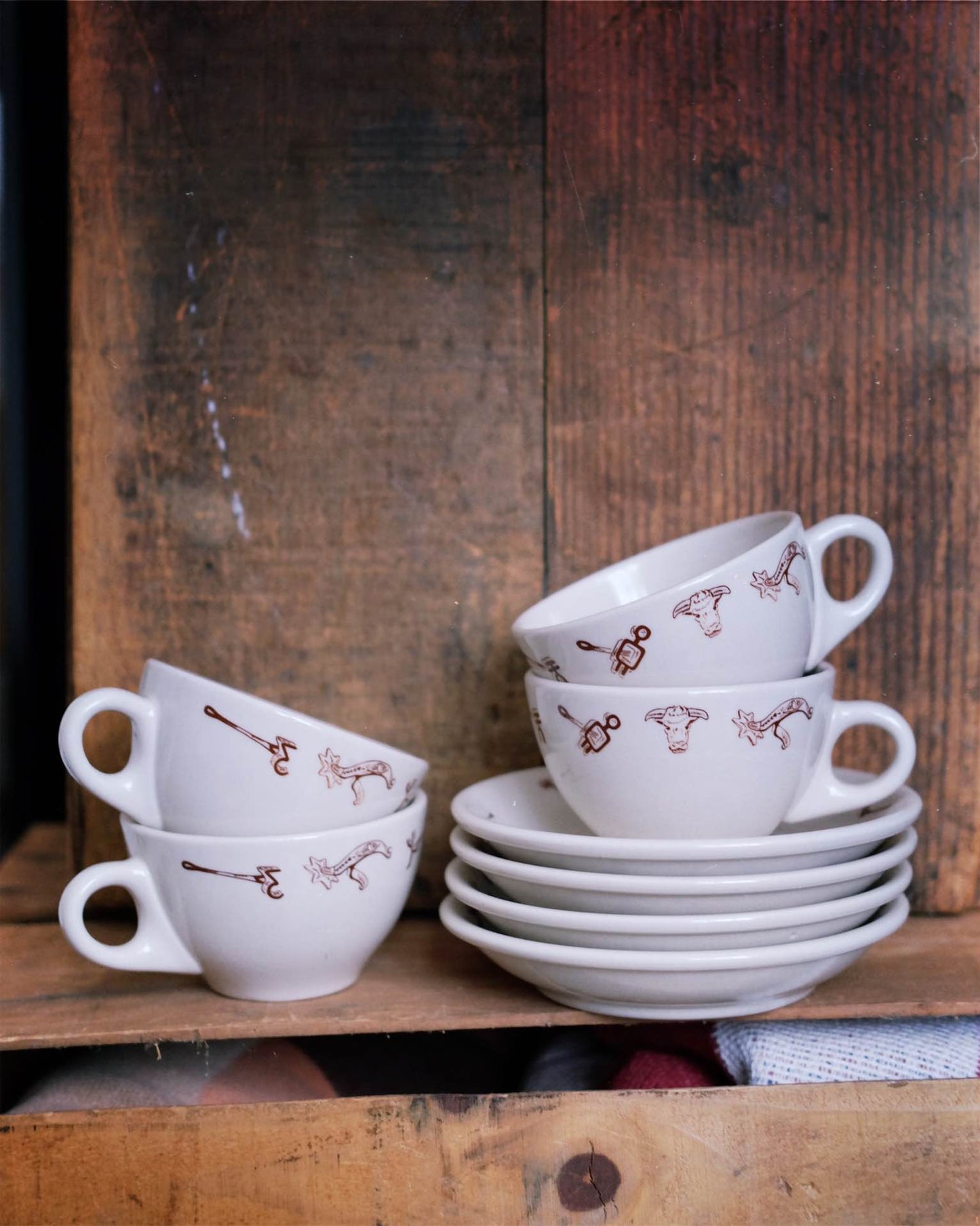 Stirling China Cattle Cup & Saucer