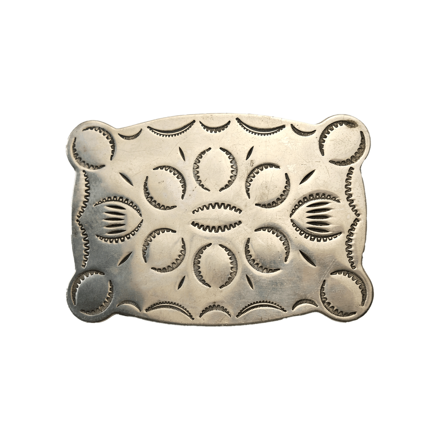 Justin Silver Western Buckle