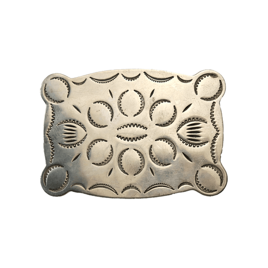 Justin Silver Western Buckle