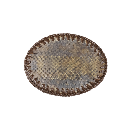 Shedding Snakeskin Belt Buckle