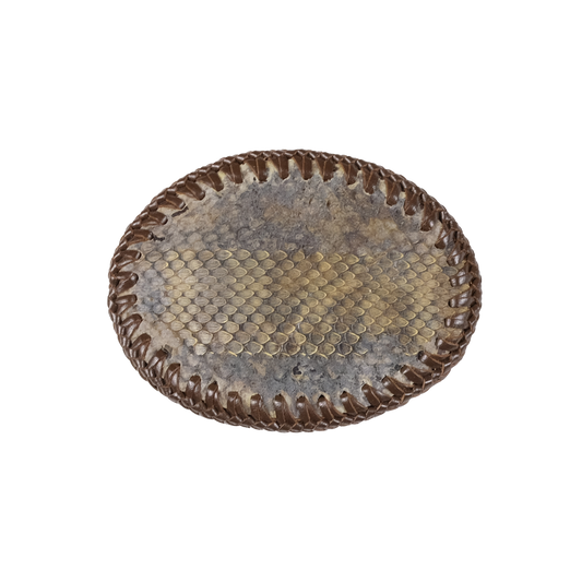 Shedding Snakeskin Belt Buckle