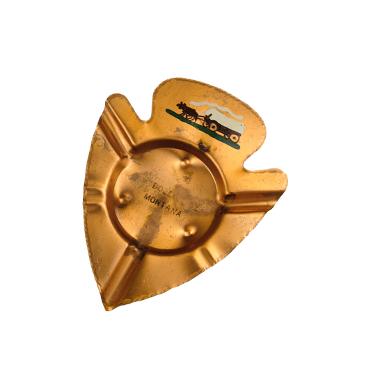 Bozeman, Montana Arrowhead Copper Ashtray