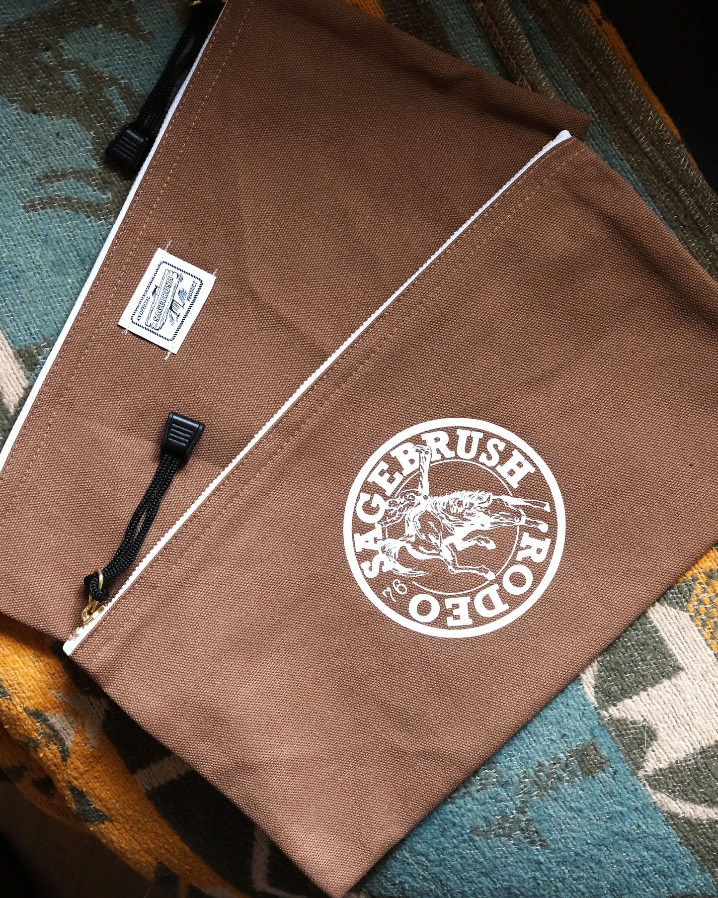 Sagebrush Rodeo Canvas Pouch