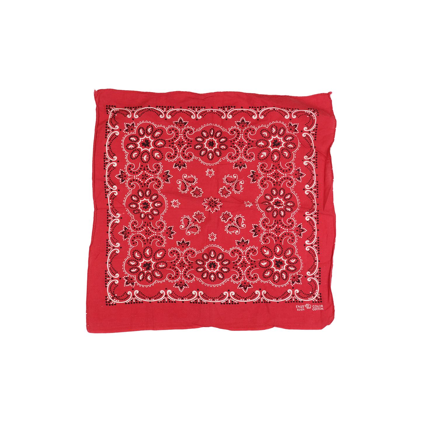 1950s Red Trunk Up Bandana