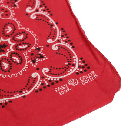 1950s Red Trunk Up Bandana