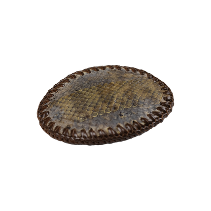 Shedding Snakeskin Belt Buckle