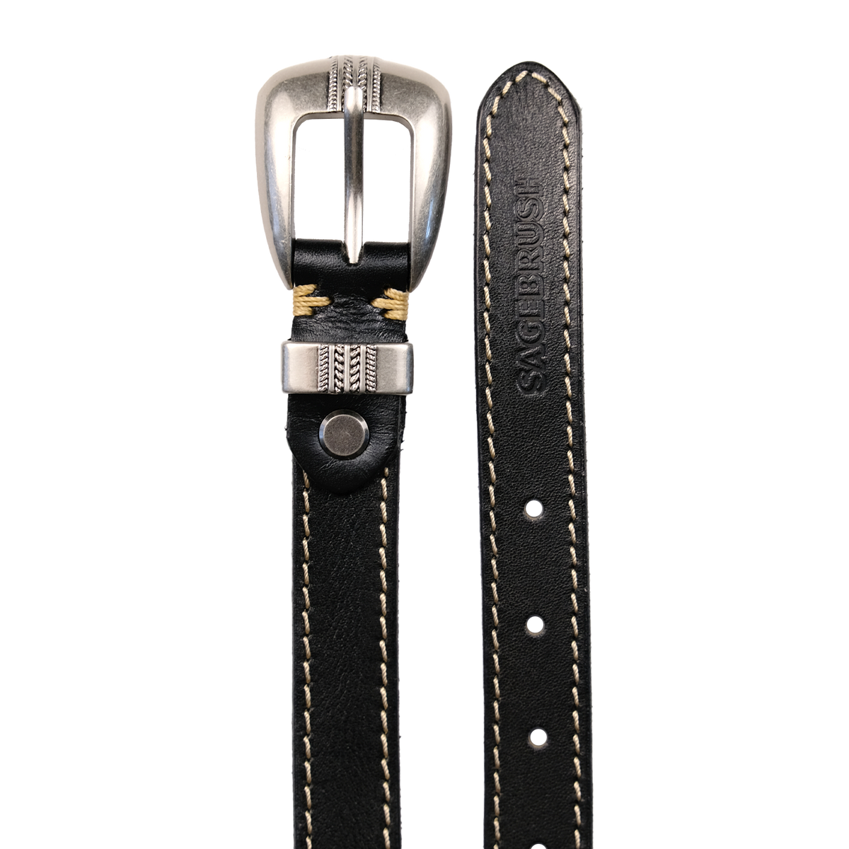 Sagebrush Black Western Belt