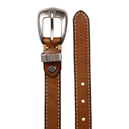 Sagebrush Cognac Western Belt
