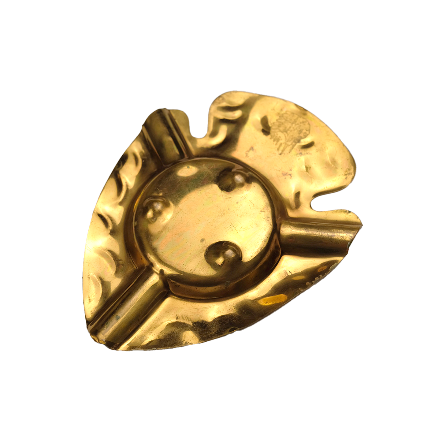 Salina, Kansas Arrowhead Brass Ashtray
