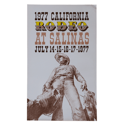 Salinas California Rodeo July 1977 Poster