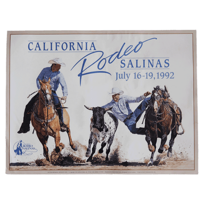 Salinas California Rodeo July 1992 Poster