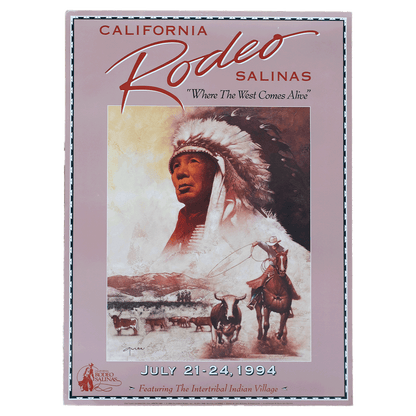 Salinas California Rodeo July 1994 Poster