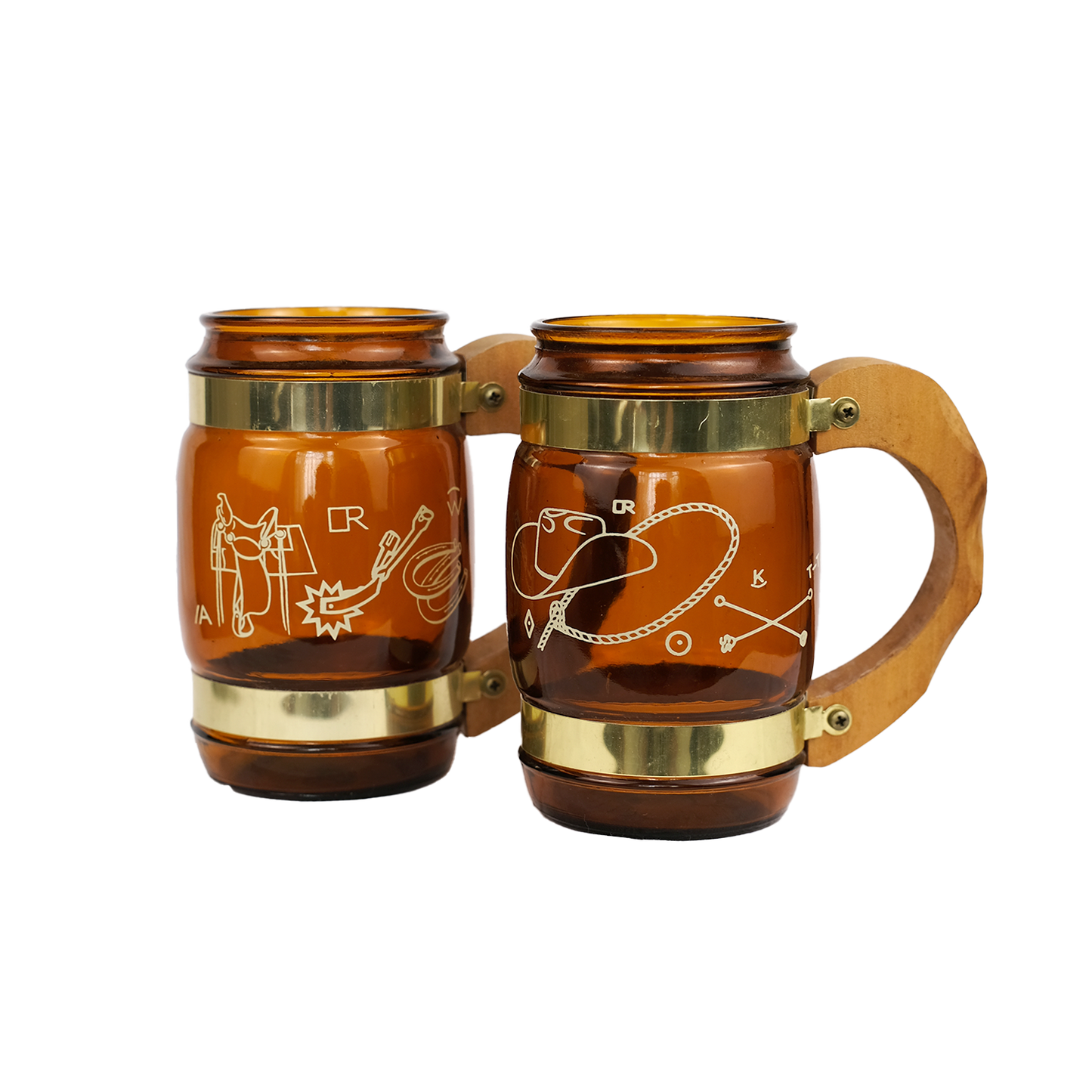 Siestaware Amber Barrel Cups #1
