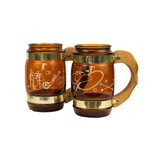 Siestaware Amber Barrel Cups #1