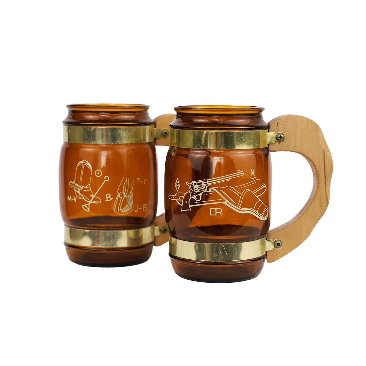 Siestaware Amber Barrel Cups #2