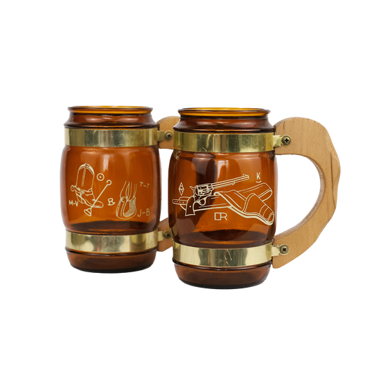Siestaware Amber Barrel Cups #2