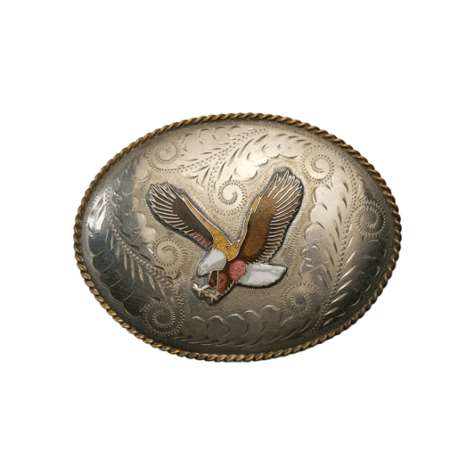 Silver R&R Eagle Western Buckle