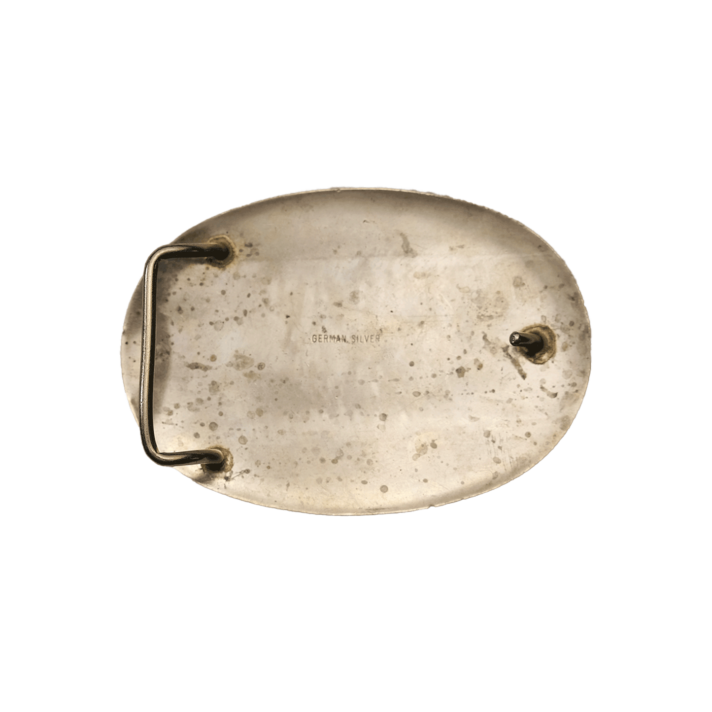 Silver Team Roping Rodeo Buckle