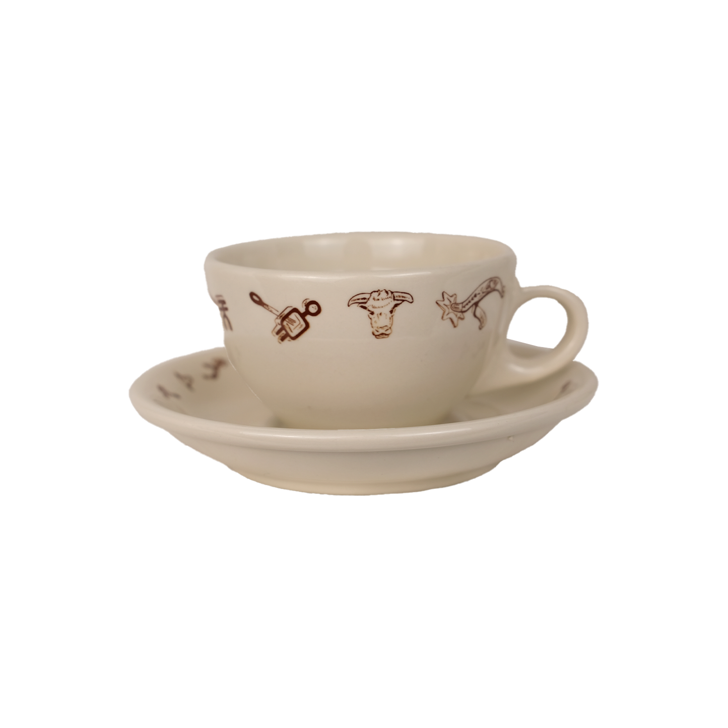 Stirling China Cattle Cup & Saucer