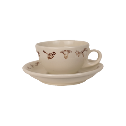 Stirling China Cattle Cup & Saucer