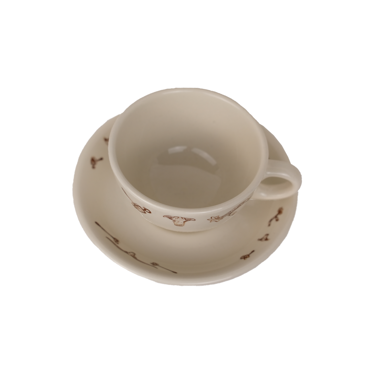 Stirling China Cattle Cup & Saucer