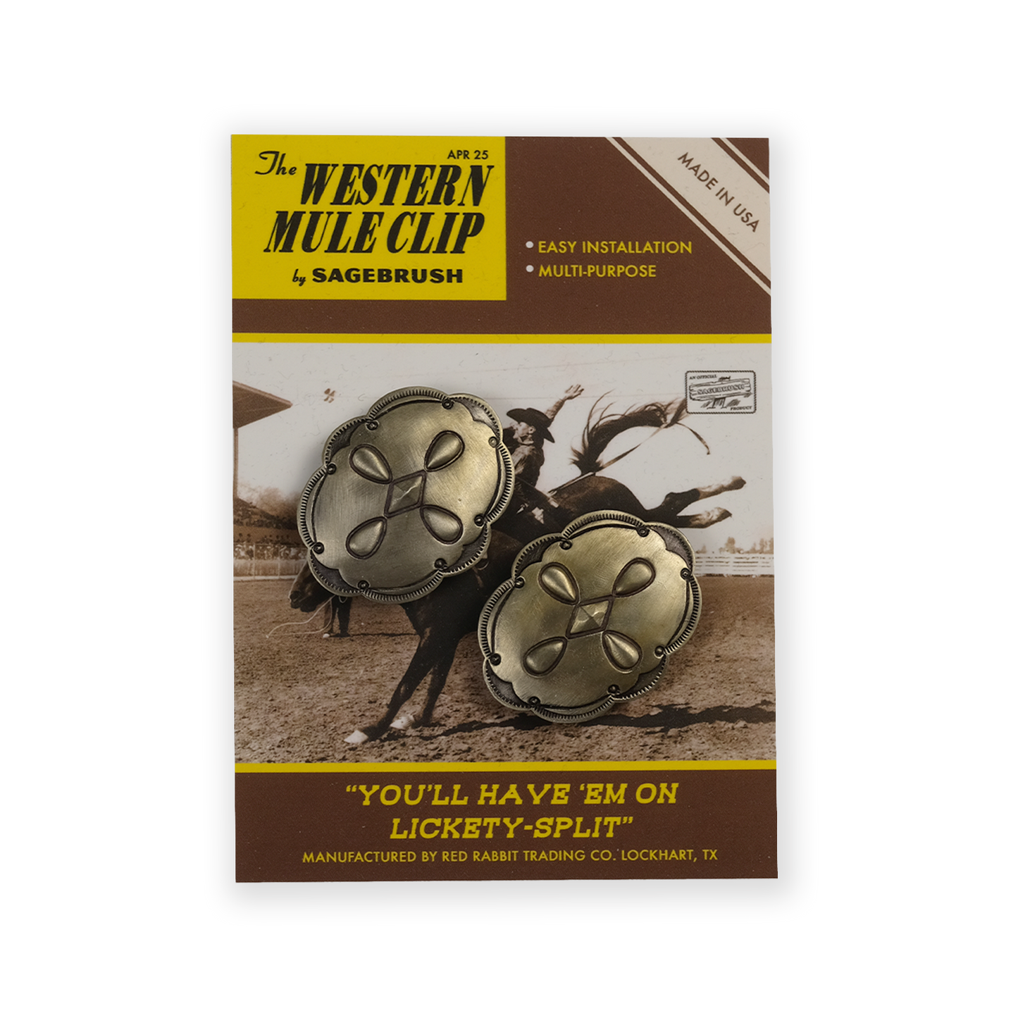 Sagebrush Western Mule Clip
