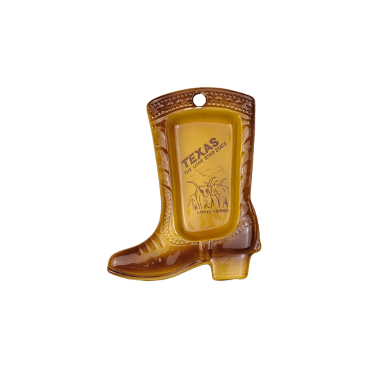 Texas Cowboy Boot Ring Dish