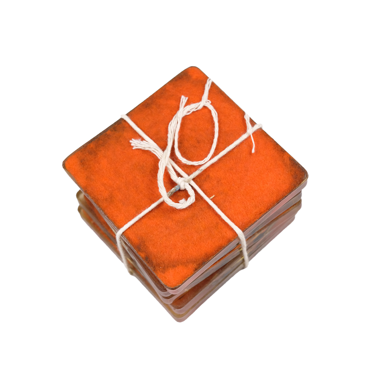 1970s Texas Longhorns Resin Coasters - Set of 5