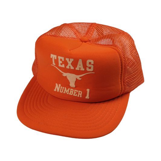 Texas Number 1 Foam Trucker Hat